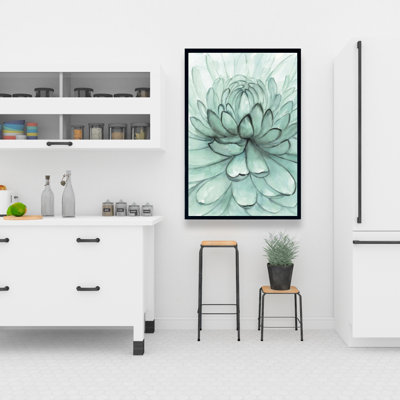«Turquoise Flower» sur toile