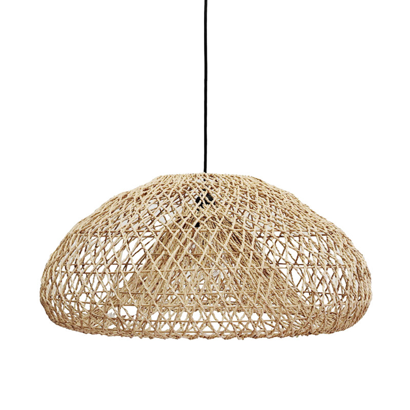 1 - Light Natural Pendant, 27.5cm H x 60cm W x 60cm D