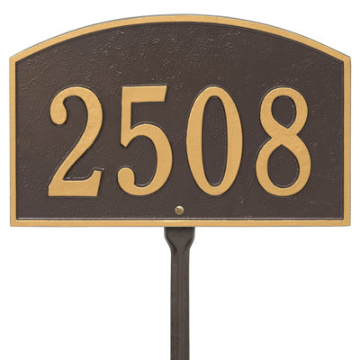 Arch Lawn Insert Plaque