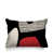 Rouge / noir / blanc cassé
