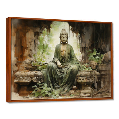 Thailande, ruines de Bouddha, art mural