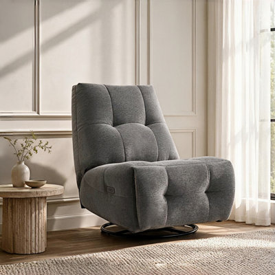 Hovnatan 32.3" W Swivel Glider Power Recliner