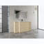 Meuble-lavabo autoportant de 60 pouces avec lavabo en céramique blanche et 2 petites armoires de rangement-1229994089-1229994095