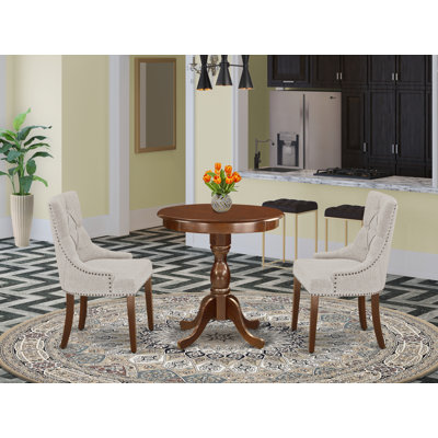 Federalsburg 2 - Person Counter Height RubberWood Solid Wood Dining Set