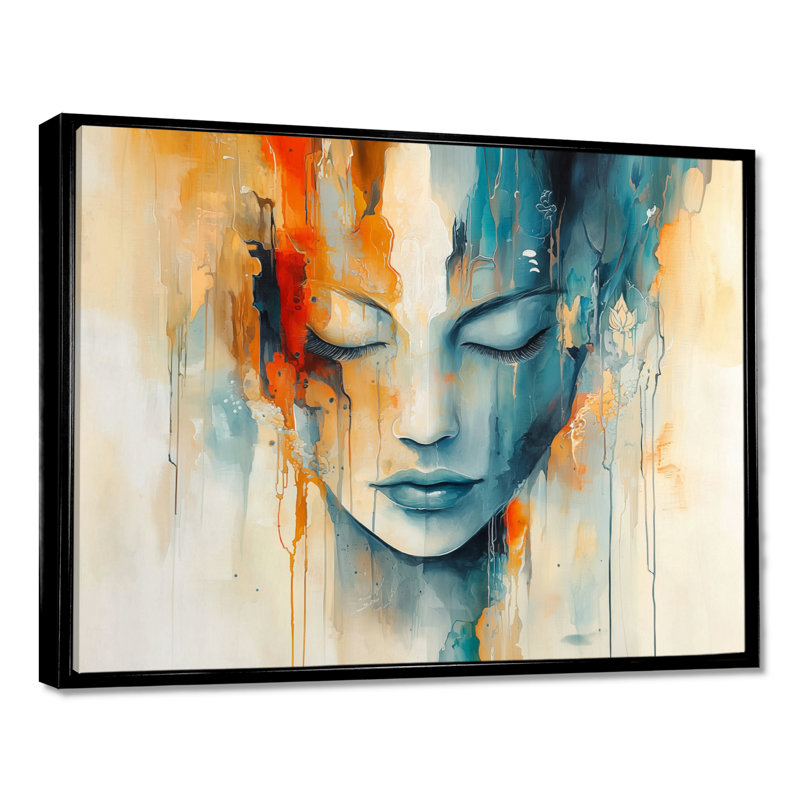 Bouddha, aura intemporelle du bouddhisme III - art mural bouddhisme, H 30 po x l 40 po, Floater Framed Print without Mat