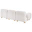 Modular Sofa 3 Seater Temarion Off-White Boucle