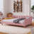 Upholstered Daybed with 4 Support Legs-1703039446-1703039445