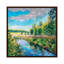 River In Spring Green Forest by Valery Rybakow - Painting on Canvas-63929350-63929352