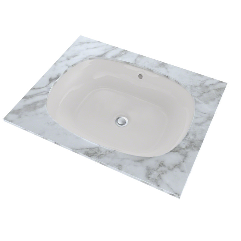 Maris™ Vitreous China Oval Undermount Bathroom Sink with Overflow, Colonial White