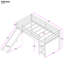 Lit mezzanine avec glissade pour enfants Modern-1972600207