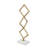 Table Decor  Set of 2  14" x 5" x 3"  Gold/White