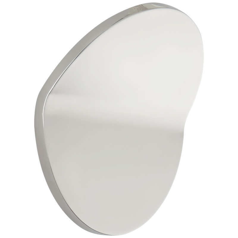 Peter Bristol Bend Large Round Light, Polished Nickel