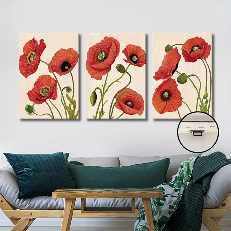 3 Piece Wrapped Canvas Painting