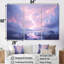 Kawaii Lightning Landscape - Lightning, ensemble d'art mural sur toile-107748407-107748408