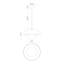 Alessia 1 - Light Unique/Statement Pendant-66310644-66310647