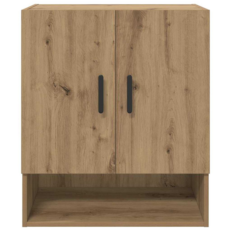 vidaXL Wall-Mounted Cabinet Wall-mounted Engineered Wood Storage Bathroom, Artisan Oak