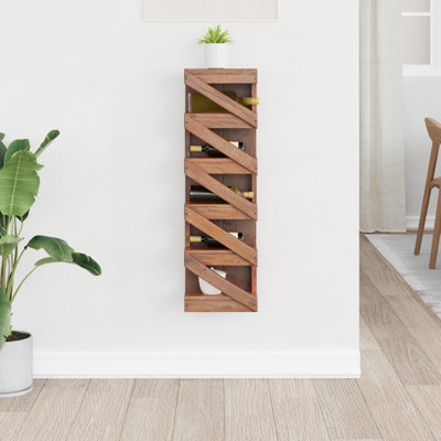 Solid Wood Wine Bottle Rack