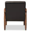 Faux Leather Armchair-20239006