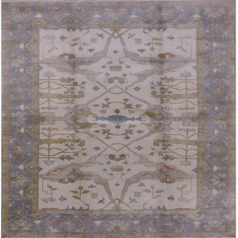 Oriental Indoor Rug, Square 7'
