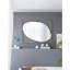 Miroir coquelicot 30x1x40 "en métal doré