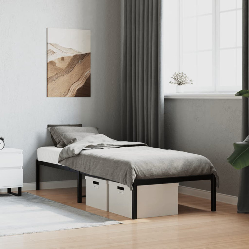 Akenside Bed, Small Single (2'6), Black