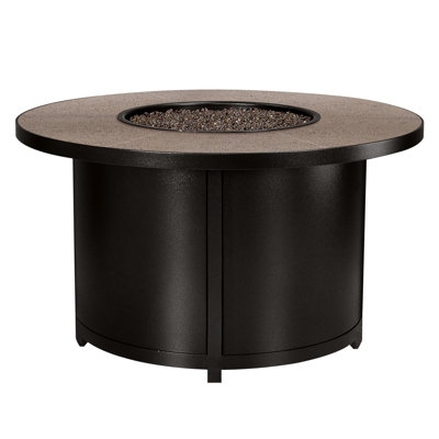 Elba Aluminum Outdoor Fire Pit Table
