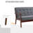 Davione Upholstered 45'' Loveseat