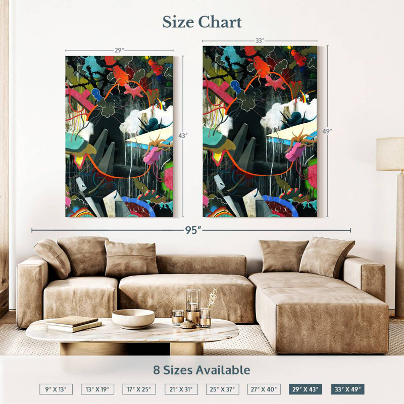 Kelan Anger Management, 51" H x 34" W