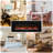  Recesses and Wall Mounted Electric Fireplace inserts-1830577923