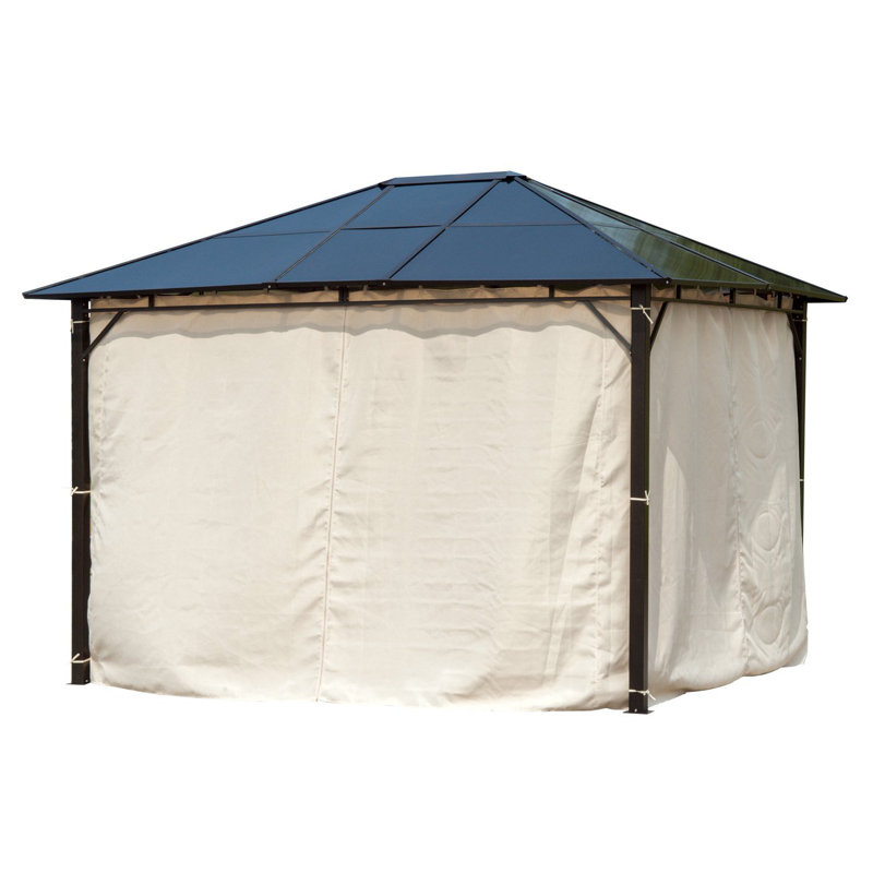 3.7m x 3m Metal Patio Gazebo