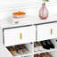 Buffet à 2 portes cannelé, buffet avec tablettes réglables-1986063951