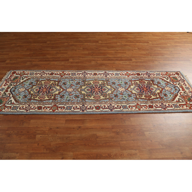 One-of-a-Kind Runner 2'6'' X 8' New Age Runner Wool Area Rug in