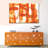 Orange Abstract Canvas Print-598247703