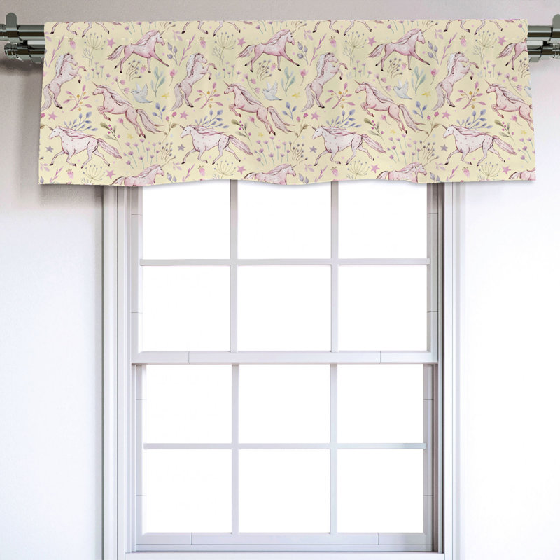 Sateen Ruffled Window Valance