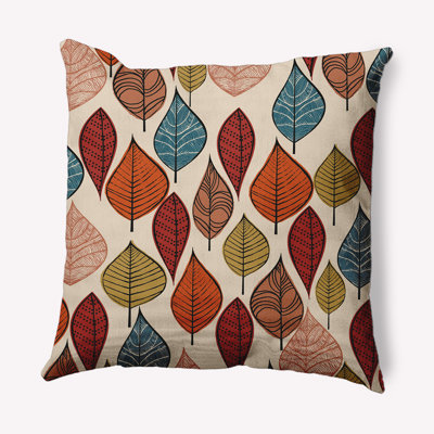 Autumn Leaves Indoor/Outdoor Throw Pillow