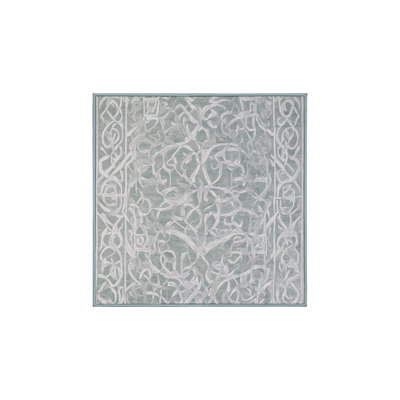 Tapis bleu lavable à la machine