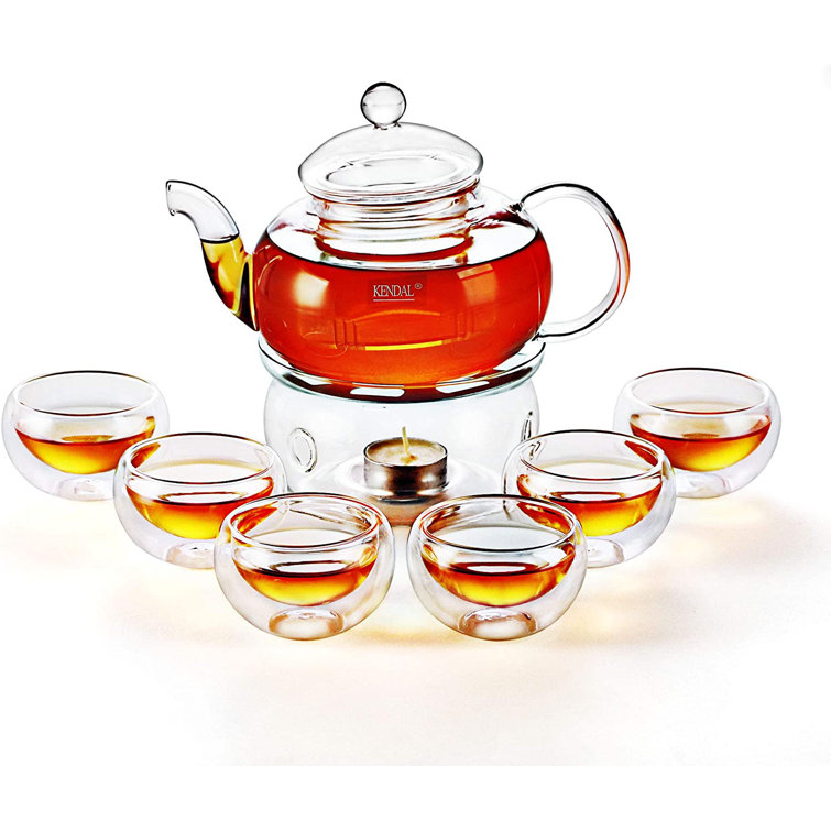 Glass Tea Kettle - Large Glass Teapot 800ml