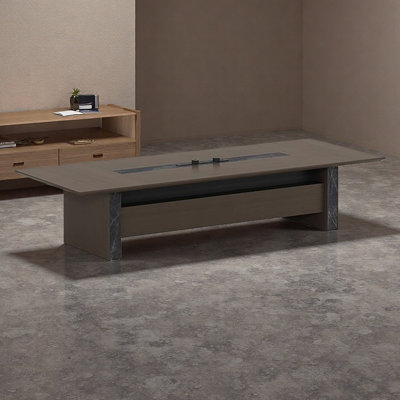 Grande table de conférence légère et luxueuse