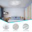 Cleonte Acrylic LED Flush Mount
