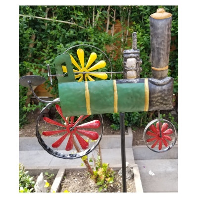 Morden Metal Transportation Garden Stake