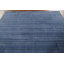 Tapis rayé bleu Gabbeh 8 x 10