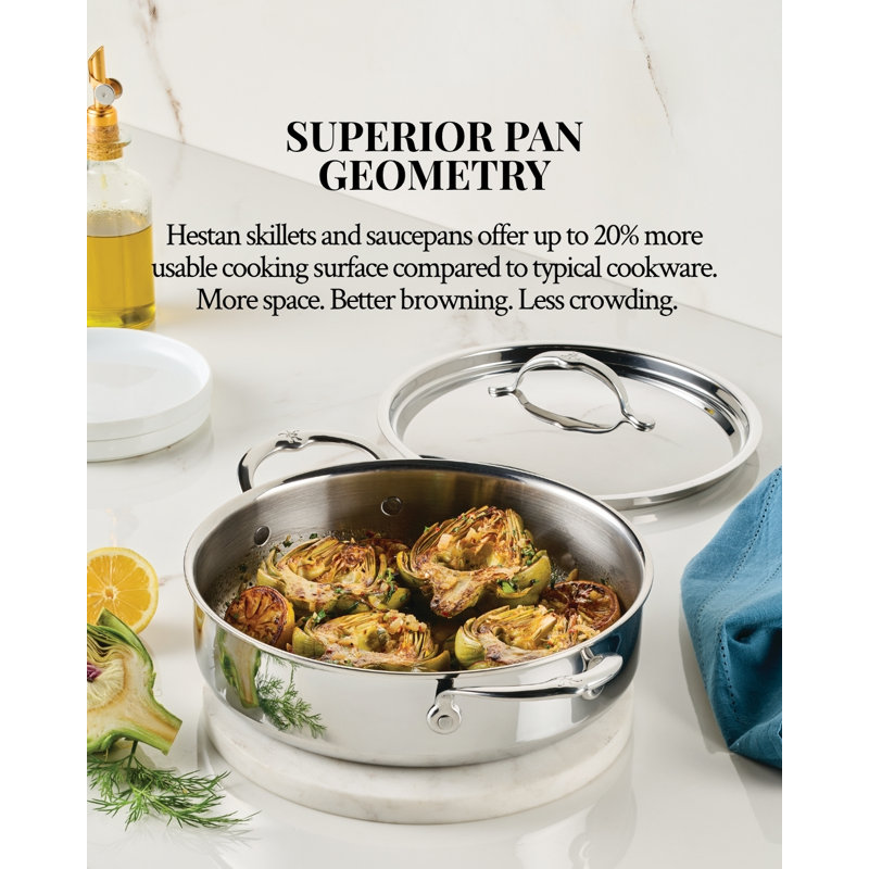 Hestan NanoBond Titanium Open Skillet, 8.5'' W