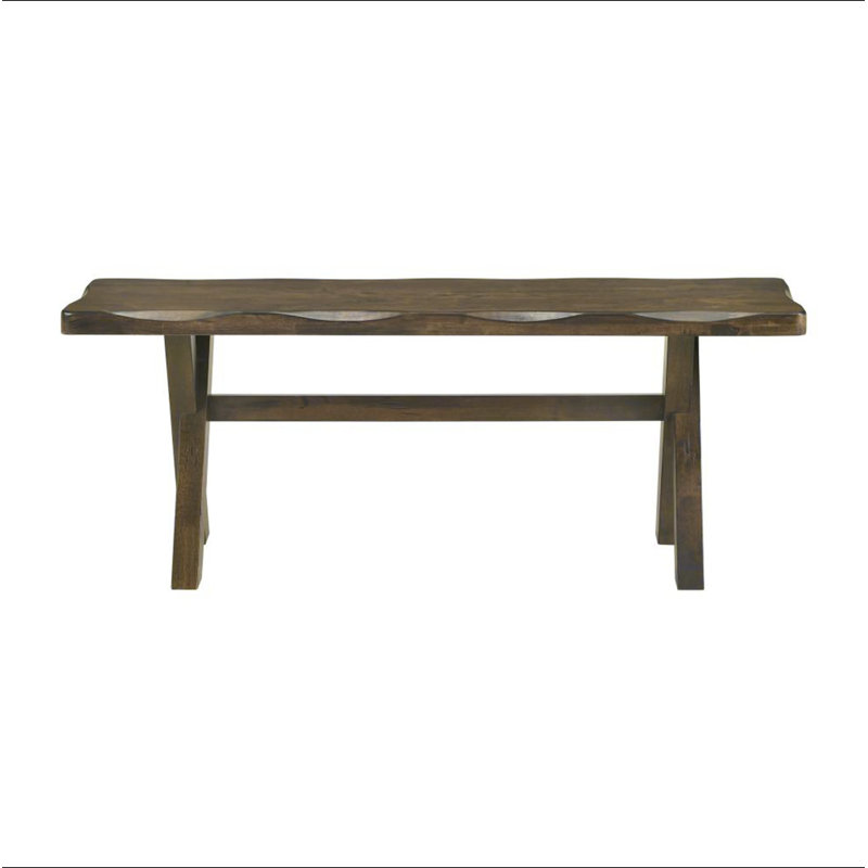 Banc de salle à manger en bois 47 pouces