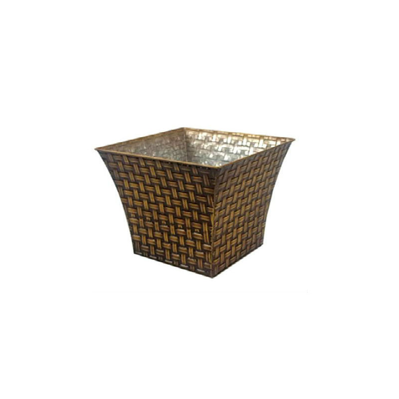 Panier en métal/métallique carré