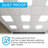 Teja Dimmable Rectangle Flat Panel Ceiling Light