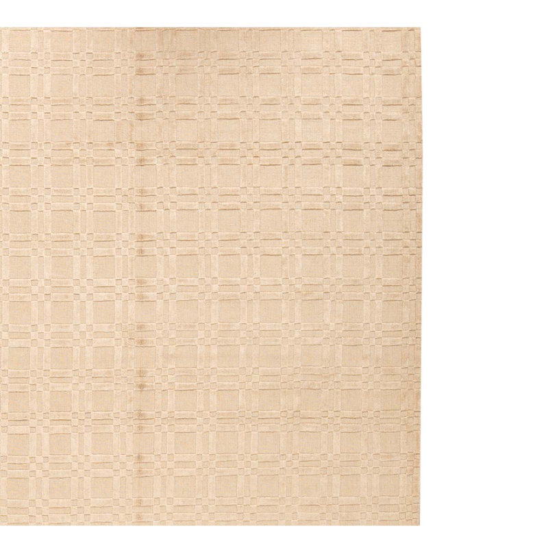 Geometric Area Rug in Beige