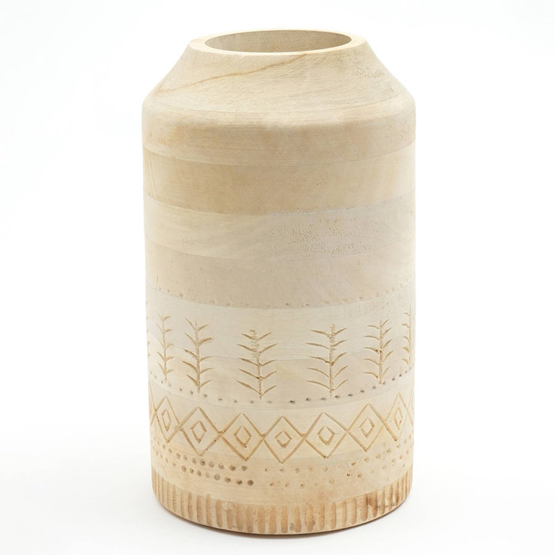 Vase décoratif, 15" H x 8.5" W x 8.5" D