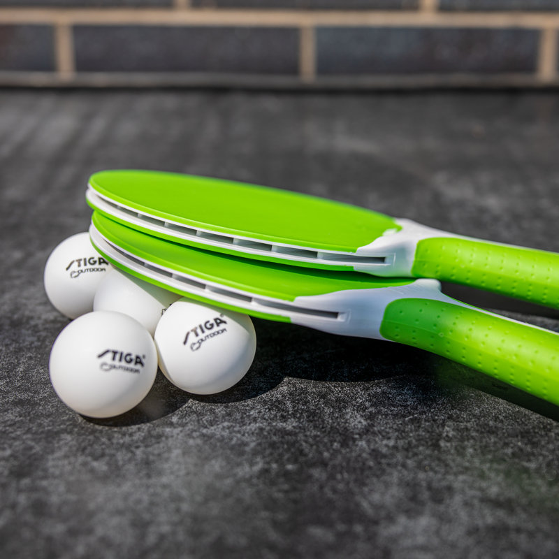 STIGA Flow Outdoor Ping Pong Paddle, Green