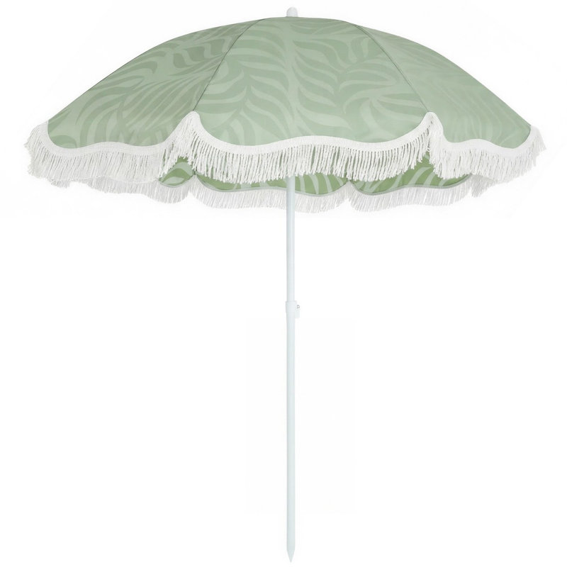 178 cm W X 178 cm D Beach Parasol with Manual Lift
