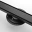 30 In.  Linear Shower Drain With Levelling Feet And Flange In Matte Black